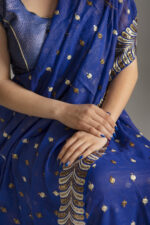 Anarkali Dresses Royal Blue Embroidered Anarkali - Image 3