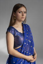 Anarkali Dresses Royal Blue Embroidered Anarkali